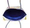 Blue Mandala Handbag Indian Ethnic Woven Zari Brocade Women Shoulder Hand Bag