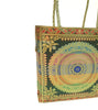 Bottle Green Mandala Handbag Indian Ethnic Woven Zari Brocade Women Shoulder Bag
