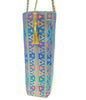 Turquoise Blue Mandala Handbag Indian Ethnic Woven Zari Brocade Shoulder Bag