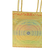 Mandala Beige Handbag Indian Ethnic Woven Zari Brocade Women Shoulder Hand Bag