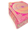 Pink  Mandala Indian Handbag Ethnic Woven Zari Brocade Traditional Shoulder Bag