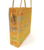 Mustard Hand Bag Ethnic Banarasi Zari Brocade Golden Tassels In Elephant Motif