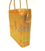 Mustard Handbag Indian Ethnic Peacock Woven Zari Brocade Fabric Shoulder Bag