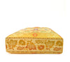 Mustard Peacock Woven Handbag Indian Traditional Zari Brocade Women Shoulder Bag