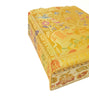 Mustard Handbag Indian Ethnic Peacock Elephant Woven Zari Brocade Shoulder Bag