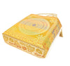 Mandala Mustard Handbag Indian Ethnic Woven Zari Brocade Shoulder Hand Bag