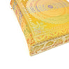Mandala Mustard Handbag Indian Ethnic Woven Zari Brocade Shoulder Hand Bag