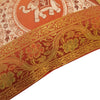 12x12 Inch Animal Cushion Pillow Covers Indian Woven Zari Brocade Banarasi Silk