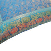 16X16 Inch Banarasi Turquoise Blue Zari Brocade Silk Paisley Cushion Covers