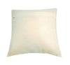 16x16 Inch White Cushion Covers Floral Embroidered Zari Brocade Banarasi Silk