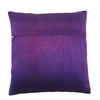 12x12 Inch Purple Cushion Cover Banarasi Decor Elephant Woven Zari Brocade Silk