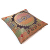 12x12 Inch Cushion Covers Black Indian Banarasi Mandala Woven Zari Brocade Silk