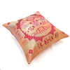 12x12 Inch Maroon Cushion Cover Banarasi Decor Elephant Woven Zari Brocade Silk