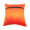 12x12 Inch Cushion Cover Banarasi Indian Orange Elephant Woven Zari Brocade Silk