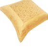12x12 Inch Floral Cushion Pillow Cover Silk Banarasi Decor Woven Zari Brocade