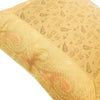 12x12 Inch Floral Cushion Pillow Cover Silk Banarasi Decor Woven Zari Brocade