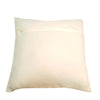 16x16 Inch White Cushion Covers Floral Woven Zari Brocade Banarasi Silk Decor