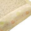 16x16 Inch White Cushion Covers Floral Woven Zari Brocade Banarasi Silk Decor