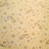 16X16 Inch Banarasi Cream Cushion Covers Zari Brocade Silk Paisley Home Decor