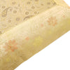 16X16 Inch Banarasi Cream Cushion Covers Zari Brocade Silk Paisley Home Decor