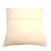 16X16 Inch Banarasi Cream Cushion Covers Zari Brocade Silk Paisley Home Decor