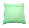 16X16 Inch Banarasi Cushion Covers Zari Brocade Silk Aqua Green Check Home Decor