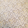 16X16 Inch Banarasi Cushion Covers Gray Zari Brocade Silk Paisley Home Decor
