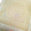 17x17 Inch Gray Indian Cushion Covers Woven Zari Brocade Banarasi Silk Mandala