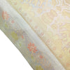 17x17 Inch Gray Cushion Covers Birds Animal Woven Zari Brocade Banarasi Silk