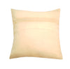 16X16 Inch Banarasi Cushion Covers Zari Brocade Silk Paisley Cream Home Decor