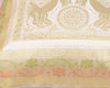 Elegant White Banarasi Silk Cushion Cover (16x16) Zari Brocade Elephant Motifs