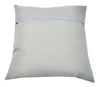 Elegant Gray Banarasi Silk Cushion Cover – 16x16 Inch with Zari Woven Mandala