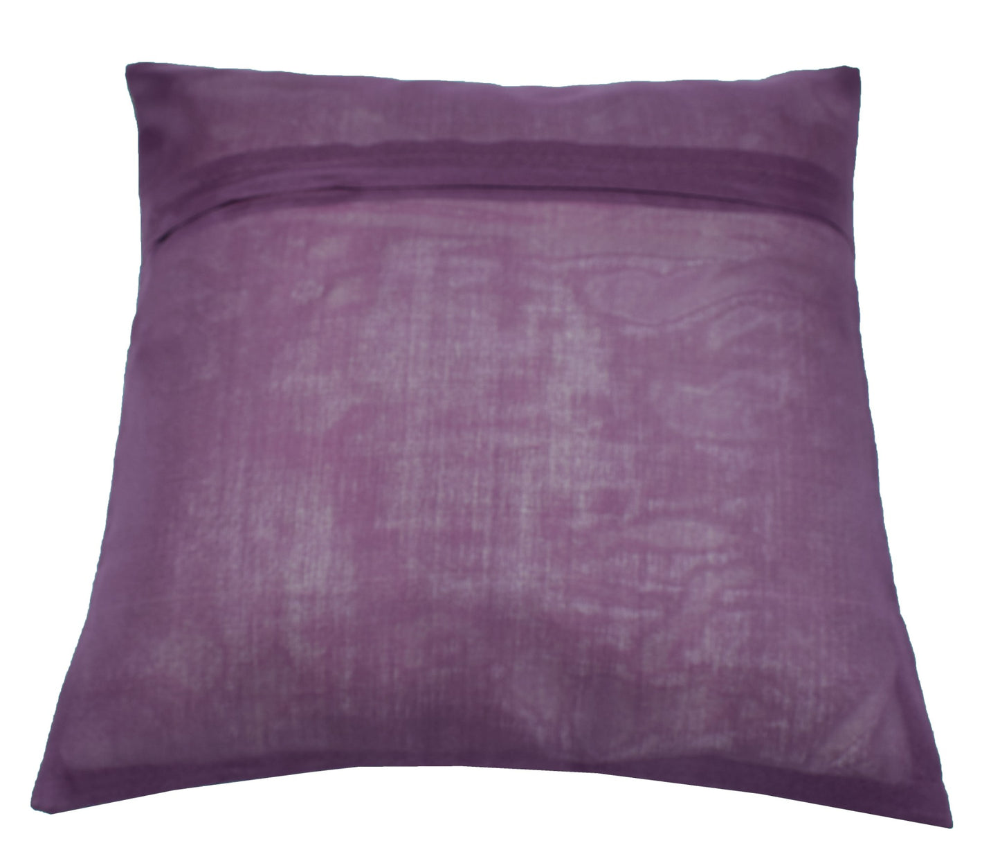 16x16 Inch Purple Indian Woven Zari Brocade Banarasi Silk Mandala Cushion Covers