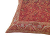 16x16 Inch Banarasi Cushion Covers Indian Woven Zari Brocade Silk Paisley Maroon
