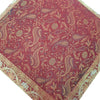 16x16 Inch Banarasi Cushion Covers Indian Woven Zari Brocade Silk Paisley Maroon