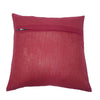 16x16 Inch Banarasi Cushion Covers Indian Woven Zari Brocade Silk Paisley Maroon