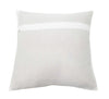 16x16" Banarasi Cushion Cover Indian Woven Brocade Silk Paisley Off White Gift