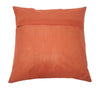 16x16" Banarasi Cushion Cover Indian Woven Brocade Silk Paisley Rust Gift