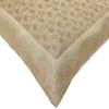 16x16" Banarasi Cushion Covers Beige Indian Woven Zari Brocade Silk Paisley Gift