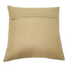 16x16" Banarasi Cushion Cover Woven Zari Brocade Silk Floral Gray Indian Gift