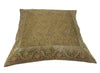 16x16" Banarasi Cushion Cover Indian Woven Zari Brocade Silk Paisley Decor Gift