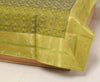 Elegant Green Banarasi Diwan Set Silk Woven Zari Brocade Cushion & Bolster Cover
