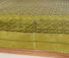 Elegant Green Banarasi Diwan Set Silk Woven Zari Brocade Cushion & Bolster Cover
