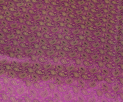 Purple Banarasi Diwan Set – Rich Silk Woven Zari Brocade Cushion & Bolster Cover