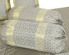 Gray Grace – Banarasi Silk Zari Brocade Diwan Set with Cushions & Bolster Cover