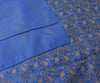 Ethnic Blue Banarasi Diwan Set – Featuring Silk Fabric & Intricate Zari Brocade