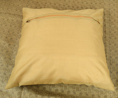 Rich Brown Banarasi Diwan Set – Silk Woven Zari Brocade Cushion & Bolster Cover