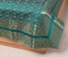 Teal Green – Banarasi Diwan Set Silk & Zari Brocade Cushion and Bolster Cover