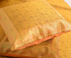 Regal Mustard Banarasi Diwan Set-Featuring Silk Fabric & Intricate Zari Brocade