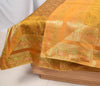 Regal Mustard Banarasi Diwan Set-Featuring Silk Fabric & Intricate Zari Brocade